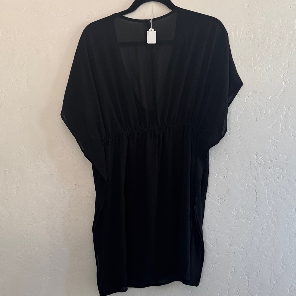 Merona Elegant Black bathing suit cover - Picture 4 of 4